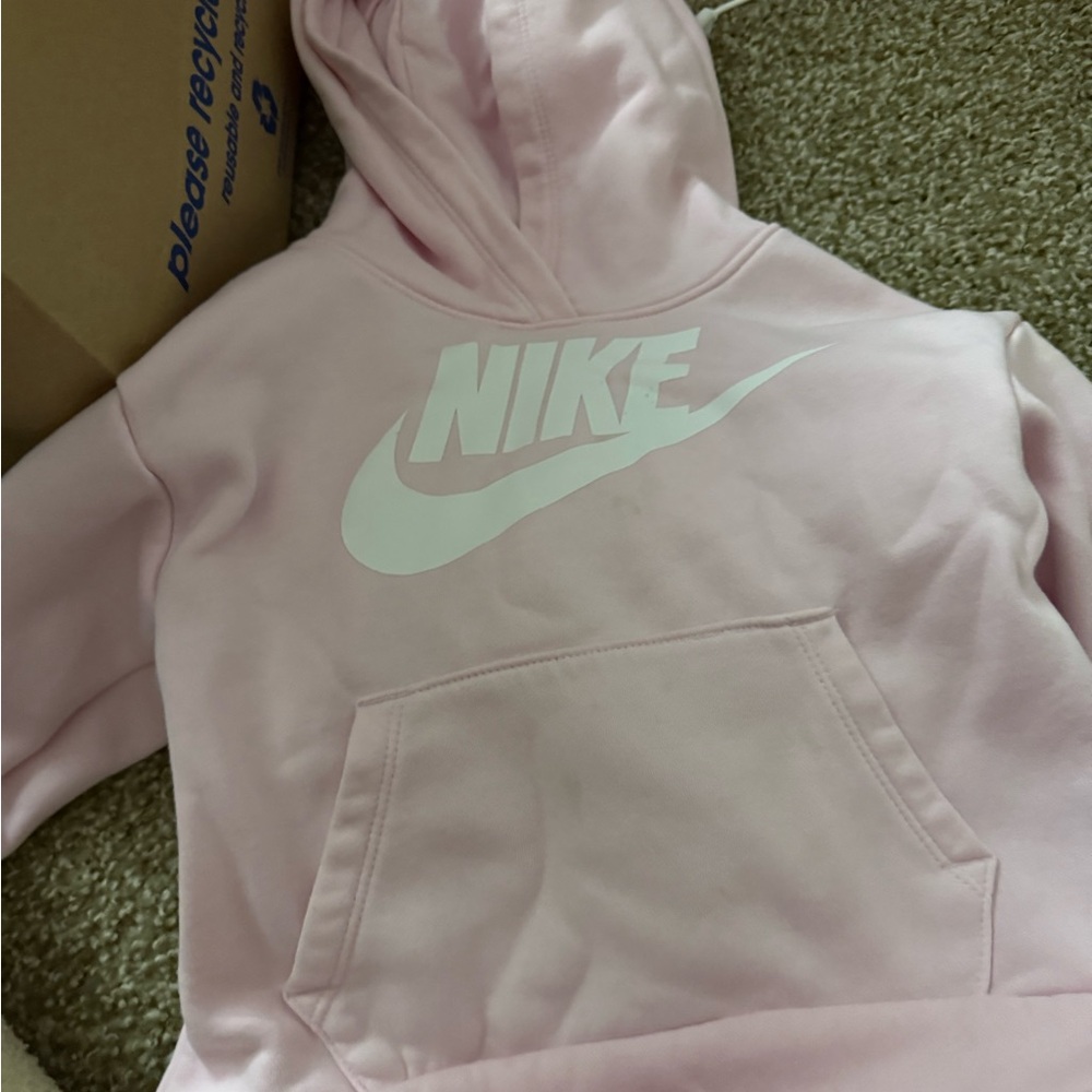 Nike Light Pink Pullover Hoodie